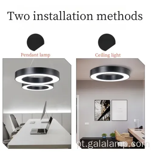 Luz pendente de LED moderno elegante